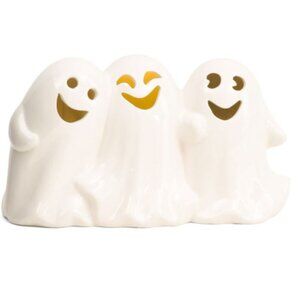 🎃 Halloween GOBLIN & GHOUL Led Ceramic Trio Of Ghosts